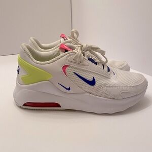 Nike Air Max Bolt white, pink, blue, yellow AMD Women’s Size 5